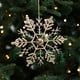 thumbnail image 1 of Fiudx Adorno para Árbol de Navidad, Colgante Dorado Irregular, Diseño Único Galvanizado, Decoración Festiva, Decoración para Fiestas Navideñas, Elegante Detalle para El Hogar, Juego de 16,5 X 16,5 Cm, 1 of 6