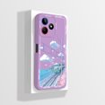thumbnail image 1 of For Realme Note 50 Case RMX3834 Cute Panda Dinosaur Liquid Silicone TPU Soft Cover For OPPO Realme Note 50 Note50 Capas Fundas PurpleA05 For Realme Note 50, 1 of 6