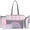Pink & Gray, variant on Baby Essentials Water Resistant Rainbow Tote Diaper Bag with Changing Pad, Multicolor, 5 Piece