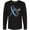 AB-Black, variant on Inktastic Faith over Fear Hydrocephalus Awareness with Blue Ribbon Long Sleeve T-Shirt