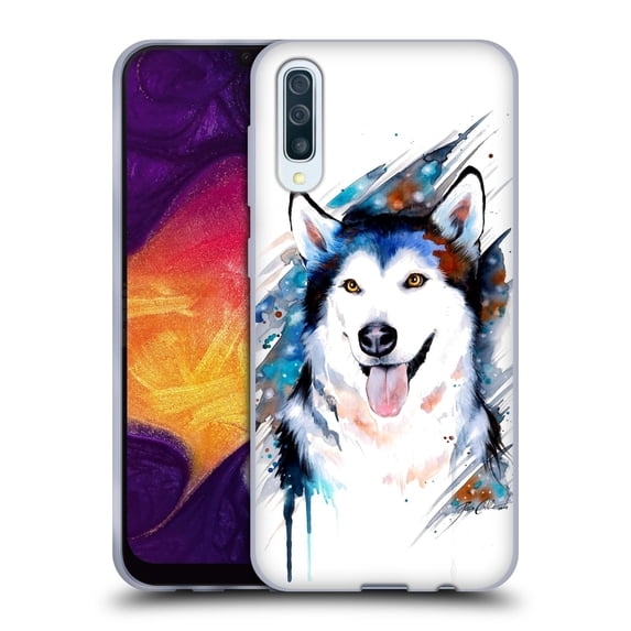 Head Case Designs Officially Licensed Pixie Cold Animals Husky Soft Gel Case Compatible with Samsung Galaxy A50/A30s (2019)
