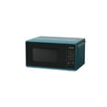 Mainstays 0.7 Cu ft Compact Countertop Microwave Oven, Teal, New