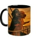 thumbnail image 3 of Taza de cerámica con forma de perro salchicha para amantes de los perros., 3 of 5