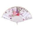 thumbnail image 1 of Abanico plegable con flores para fiestas de baile, 1 of 2