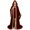 Burgundy, variant on SAWOBUUN Velvet Wizard Robe with Hood and Sleeves Men Women, Halloween Vampire Witch Wizard Cloak Renaissance Medieval Cape