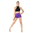 thumbnail image 3 of Adult High Waist Dance Shorts, 3 of 4