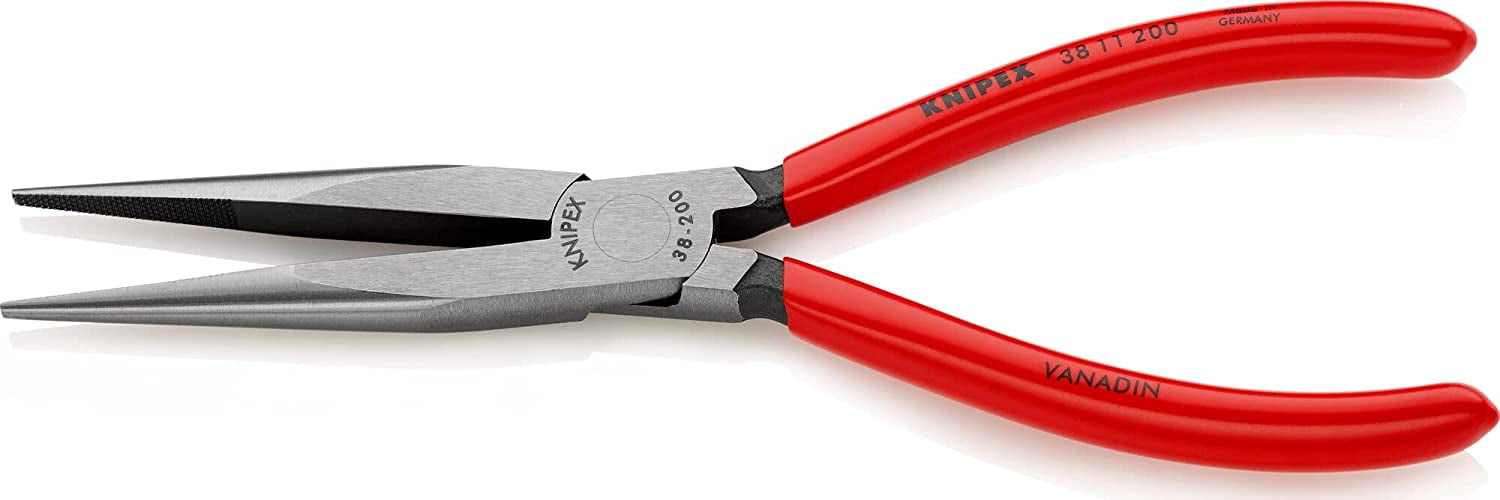 Knipex - Mechanic's Long Nose Pliers PVC Grip 200mm (8in)