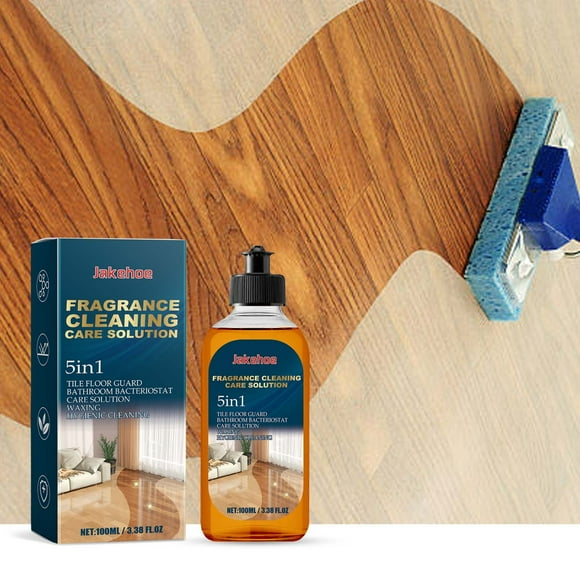 EGNMCR Household Floor Cleaning Solution Tile Wood Floor Care Clean And Shiny Stain Removal And Leave A Fragrant Easy To Clean 100ml Floor cleaners