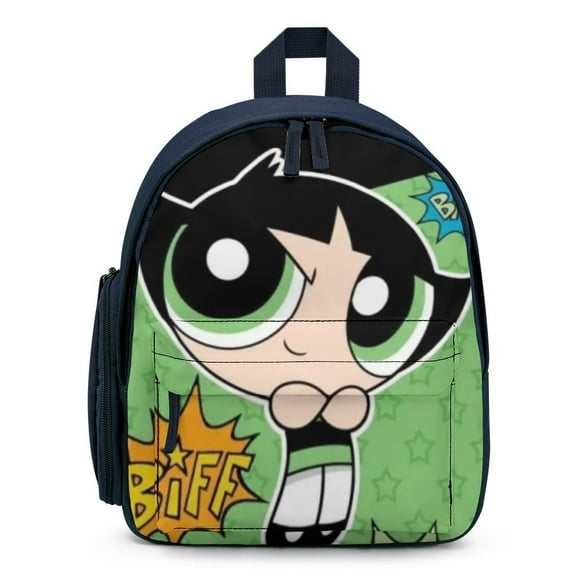 The Powerpuff Gi-rls Backpack Cute Print Daypack Lightweight Casual Backpack Travel Hiking Backpacks