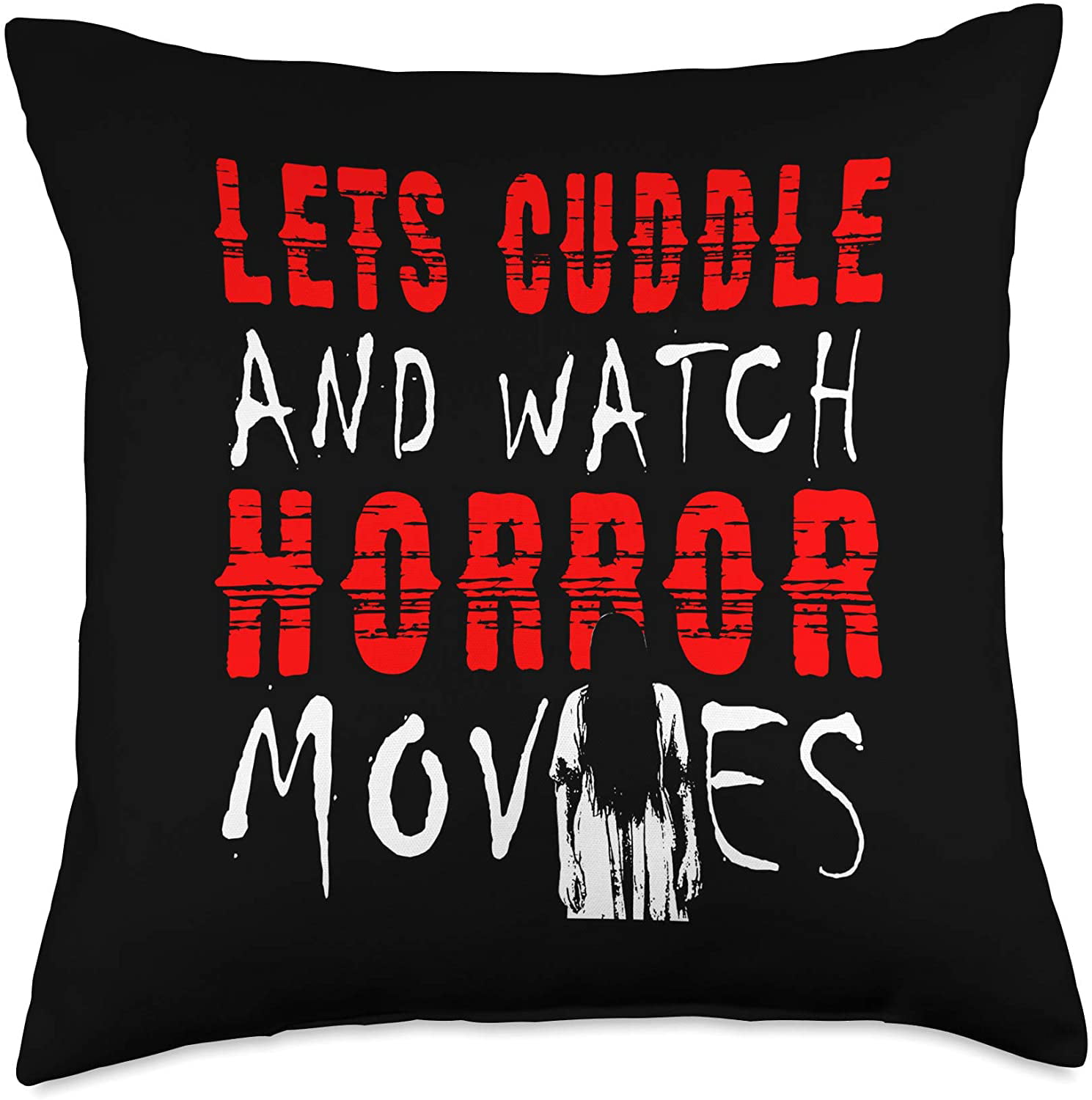 Let's Snuggle and Watch Scary Movies Pumpkin & Pillow Set Brand Cheap