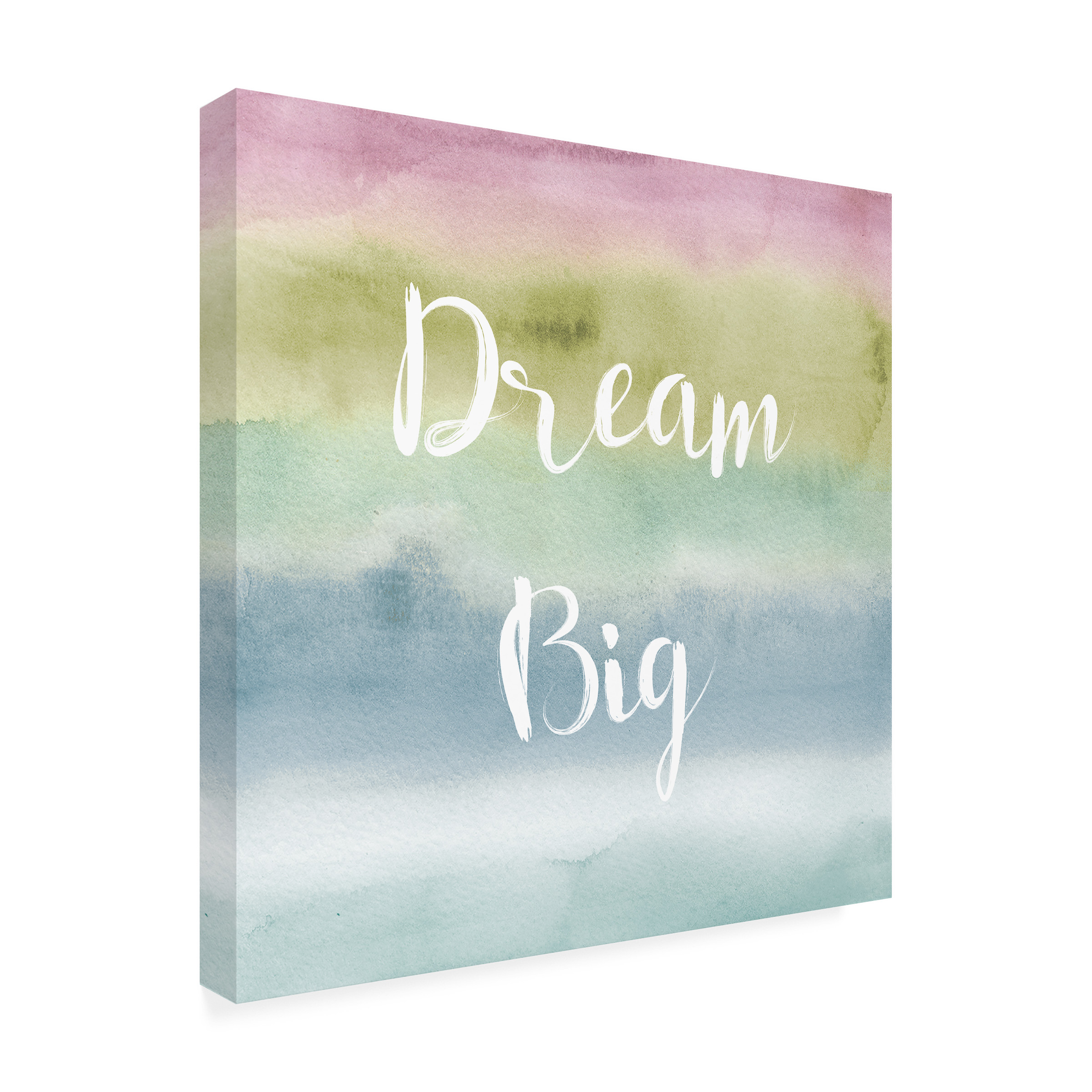 Trademark Fine Art "Rainbow Seeds XIV Cool Dream" Canvas Art by Lisa Audit