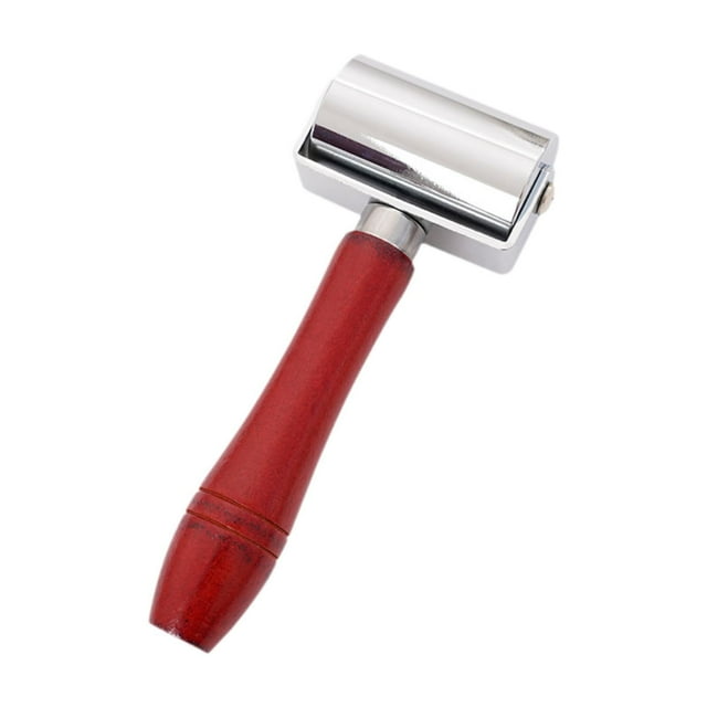 simhoa Cuirs Presse Bord Rouleau Accessoire Bord Plieuse Outil en Cuir pour Rouleau Fait à la Main 6cm
