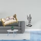 thumbnail image 2 of Miniatura De Sofá De Madera, Estatua De Caballero, Escultura Vintage Creativa, Adorno De Mesa Para Casa De Muñecas, Juguetes DIY, Escena De La Vida Cotidiana, Entrada, Estantería, Escritorio, 2 of 8