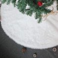 thumbnail image 3 of Falda para árbol de Navidad DOYOLLA piel sintética blanca como la nieve 120 cm, 3 of 6