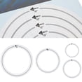 thumbnail image 4 of 4Pcs Drum Set Tone Control Rings Muffler Mute Percussion 10 12 14 16 Inch B, 4 of 5