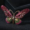 thumbnail image 6 of 4pcs Butterfly Animal Crystal Rhinestone Brooch Pins Women Jewelry Gift Bouquet Pin, 6 of 6