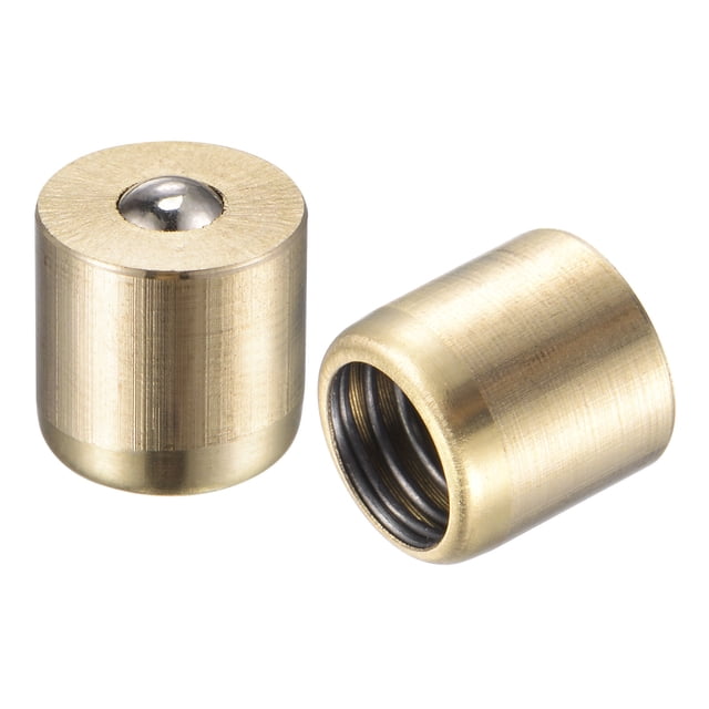 Unique Bargains 10x10mm Brass Push Button Grease Oil Cup 10 Pack