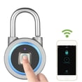 thumbnail image 3 of Candado digital de seguridad Gloria antirrobo con huella dactilar, 3 of 9
