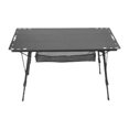 thumbnail image 3 of Mesa plegable para exteriores con bolsa de transporte, mesa portátil para acampar, altura ajustable para campamento, jardín, cocina al aire libre, Negro, 3 of 8