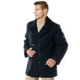 thumbnail image 2 of Rothco Naval Heritage Pea Coat - Navy Blue, 2 of 2