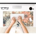 thumbnail image 7 of Japanese Floral Desk Mat Boho Aesthetic Flower Desk Matt for Desktop Large XXL Gaming Mouse Pad for Desk Extended Deskpad Laptop Keyboard Computer Mat Desk Decor for Women 31.5 X 15.7, 7 of 7
