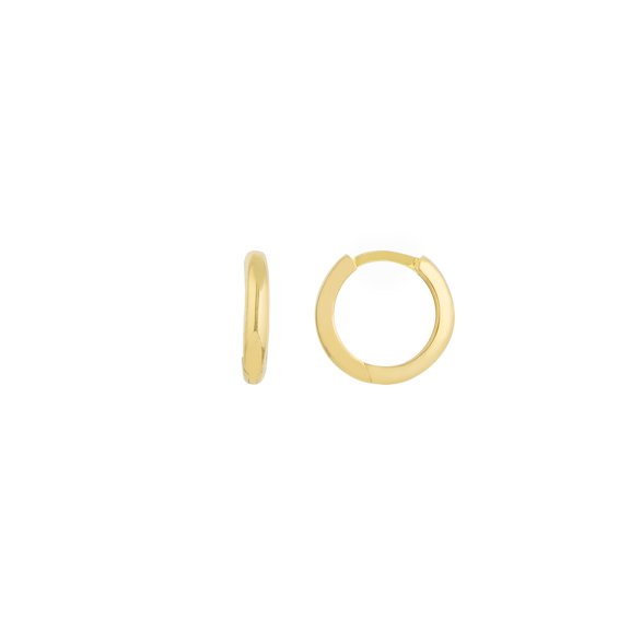 14K Yellow Gold 2.05 x 11.15mm Small Huggie Earrings - Women
