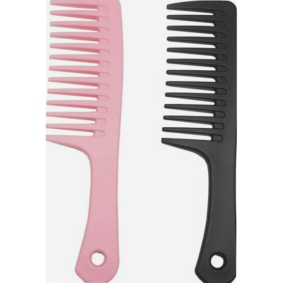 2Pcs Hair Comb Set Wide Tooth Comb for Men Women, Large