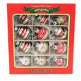 thumbnail image 3 of Christopher Radko Company Decorated Rounds & Shapes - 12 Glass Ornaments 2 Inch, Glass - Shiny Brite Vintage 79433, 3 of 3