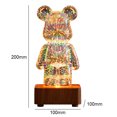 thumbnail image 3 of 3D Bear Firework Light Colorful Desk Bear Night Romantic para niños y niñas Juguetes JShteea El nuevo, 3 of 9
