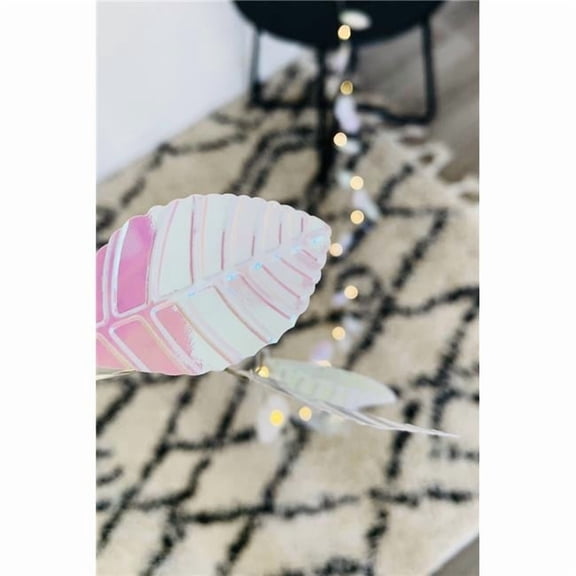 20 LED Iridescent Leaf Fairy Lights - Battery Operated