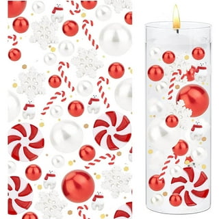 Christmas Vase Filler Decorations - Floating Christmas Candles