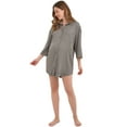 thumbnail image 5 of Joyspun Women's Maternity Button-Down Sleep Shirt, Sizes S-XXXL, 5 of 7