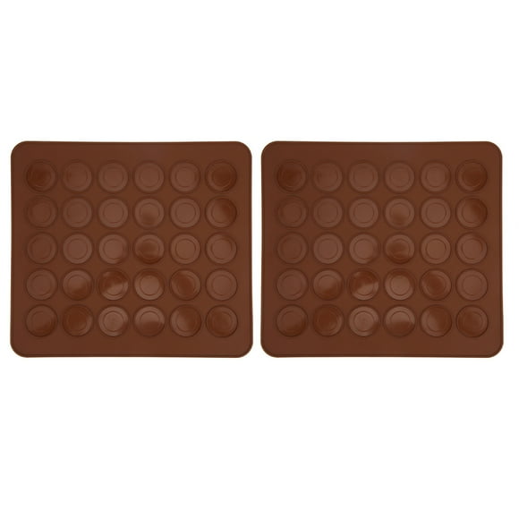 Kitchen Utensils,2Pcs 30 Holes Silicone Silicone Macarons Mat Macaron Pad Sturdy Construction