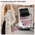 thumbnail image 3 of Pzuqiu Flag Women Leather Crossbody Bag Versatile Exquisite Leather Quilted Shoulder Bag with Chain Strap for Women Craftsmanship Vintage Practical for Teen Girls-Women, 3 of 7