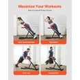 thumbnail image 2 of VEVOR Roman Chair Back Extension Hyperextension Bench Multi-Function Adjustable Gym, 2 of 7