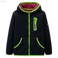 thumbnail image 2 of Liyamei Boys Hooded Jacket with Zipper for Winter Windproof Sport Coat Size 4-5 Years, 2 of 7