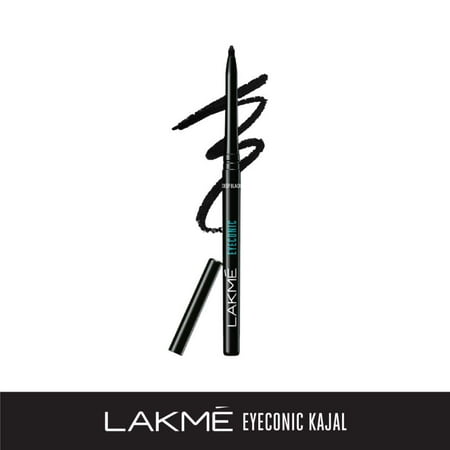 Lakmé Eyeconic Kajal, Deep Black, 0.35g (Best Kajal In India 2019)