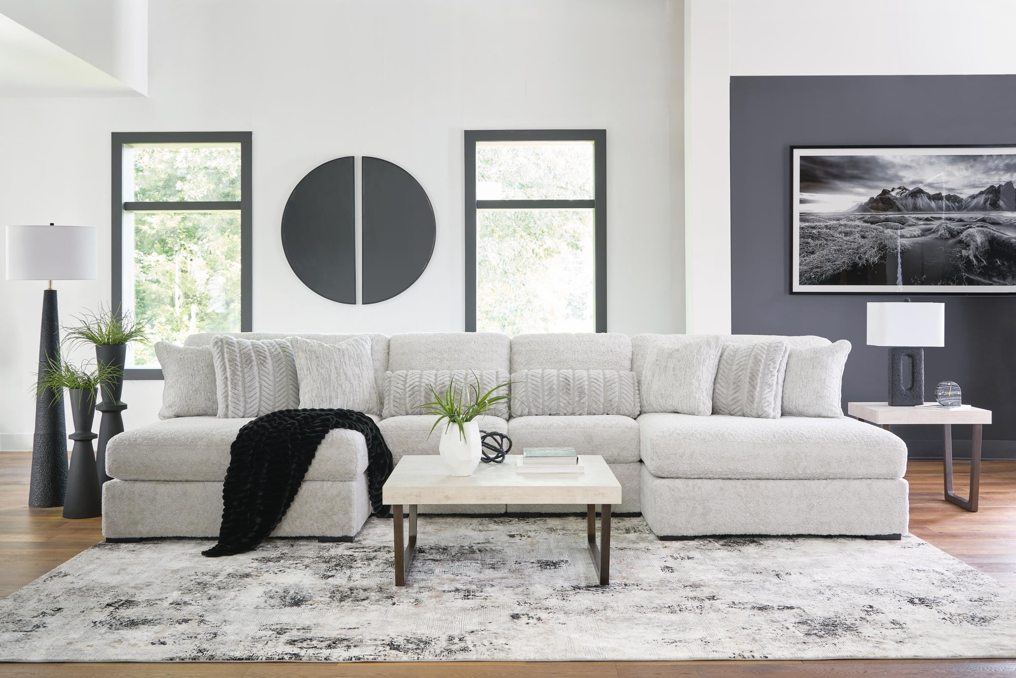 Signature Design by Ashley Westenfort 2-Piece Occasional Table Set in Espresso Brown/Gray