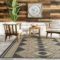 thumbnail image 5 of nuLOOM Ranya Tribal Indoor/Outdoor Area Rug, 8', Round, Ranya Dark Grey, 5 of 5