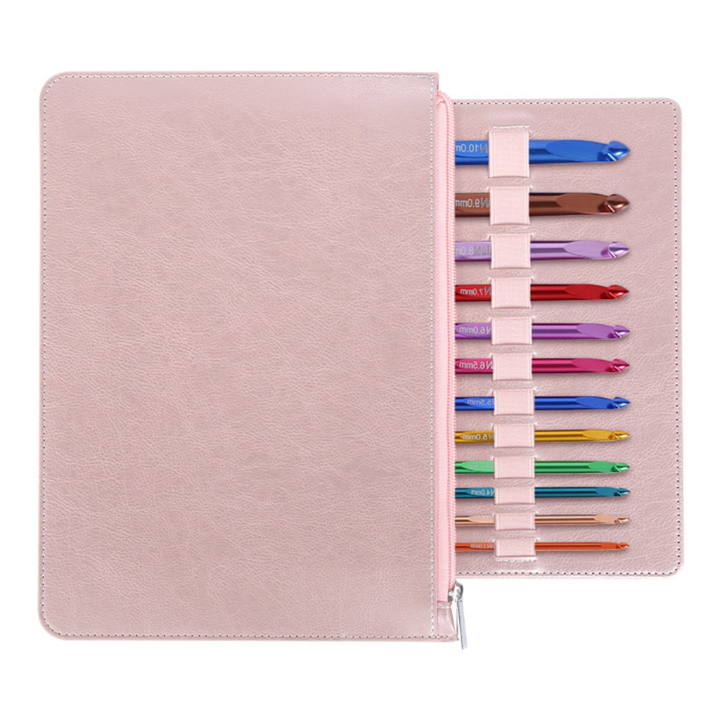 12Pcs Interchangeable Afghan Crochet Hook with Cable 3.0mm-10mm for Knitting Tunisian Knitting Needle with Case