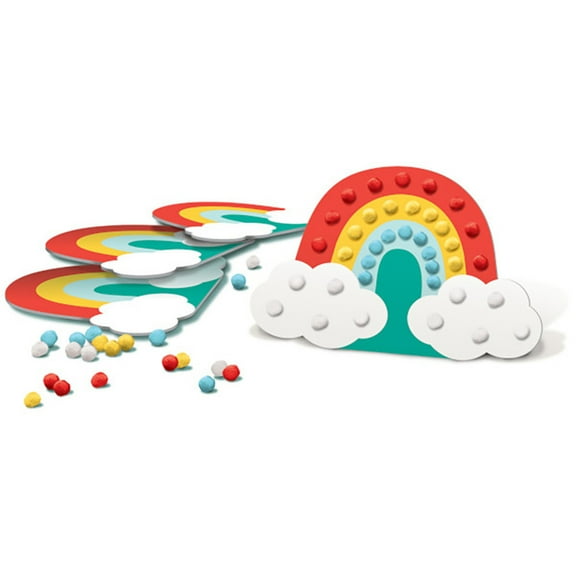 Birthday 'Retro Rainbow' Craft Kit / Favors (1ct) Unique Brand