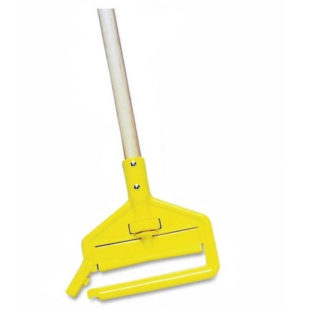 Rubbermaid Invader 64 in Hardwood, Plastic Side-Gate Mop Handles 60 in Yellow 1 Pack