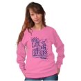 thumbnail image 5 of My House My Rules Funny Mom Quote Women Crewneck Sweatshirt Brisco Brands 2X, 5 of 6