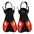 thumbnail image 4 of koolsoo Swim Short Training Open Heel Adjustable Snorkel Flippers For Kids Red, 4 of 9