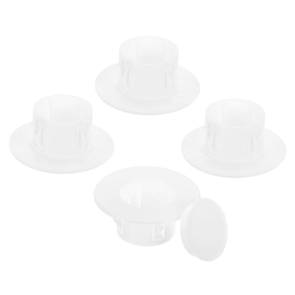 Uxcell PP Air Conditioning Wall Hole Cover for 1.6" - 1.9" Diameter Hole, White, 4Pcs