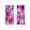 DeepPink Purple Beige, variant on Spring Floral Sheer Curtains 63 Inch Length 2 Panels Set Window Treatments, Watercolor Flowers Leaves Vintage Beige Rod Pocket Semi Curtains for Living Room/Bedroom/Kitchen Décor, 104"W x 63"L