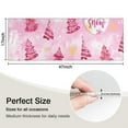 thumbnail image 5 of Pink Christmas Tree Kitchen Rug Mat,Kitchen Runner Rugs Non Skid Washable,Decorative Kitchen Floor Mats for Kitchen,Sink,Laundry,17"X47", 5 of 5