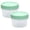Green 200Ml, variant on 1 Pc Reusable Plastic Jars Freezer Storage Containers with Twist Top Lids Food Storage Containers Leakproof Freezer Food Containers for Snack Puree Salad Dressing Container to Go, Green 200Ml
