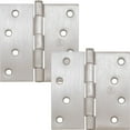 thumbnail image 4 of Stone Harbor Hardware 4" Door Hinges, Square Corner, White, 2-Pack, 4 of 4