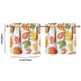 thumbnail image 4 of Small Window Curtains Autumn Aesthetic Autumn Fall Harvest Pumpkin 2 PCS,27.5x24in kitchen curtains fall holiday curtain, 4 of 4